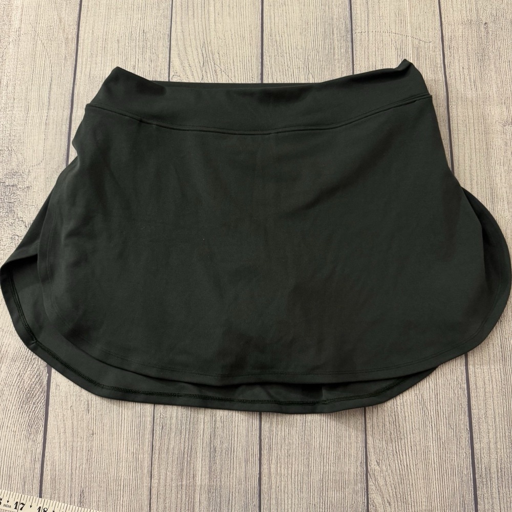 Gilly Hicks Green Athletic Tennis Skort Women's Large Built In Shorts Active